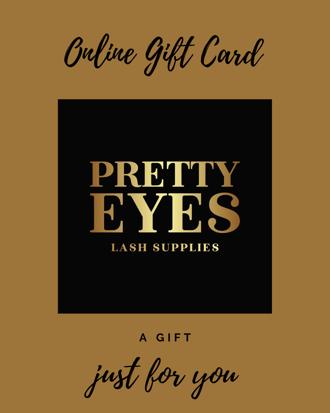 Pretty Eyes Lash Supplies Online Gift Card
